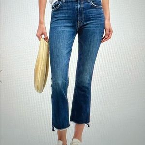 Mother Inside Crop Step Jeans